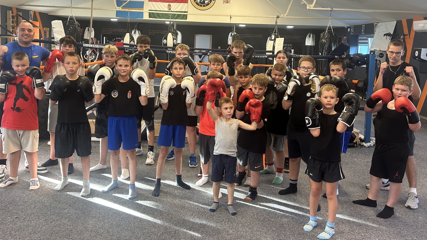 A G.S. Gladiátor edzőterme: ring és zsáksor